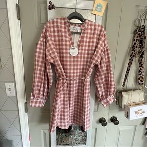 Petal & Pup Gingham dress (NWOT)